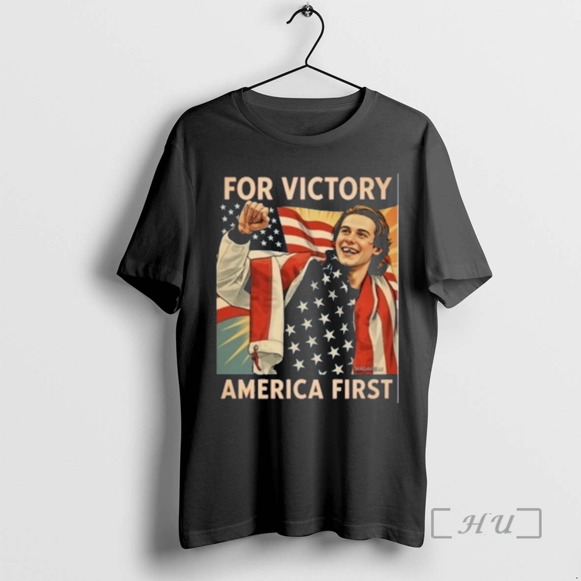 Officials Jack Hughes Missing Teeth For Victory America First T-Shirts, Hoodie, Sweatshirt | HypeDripTees.com