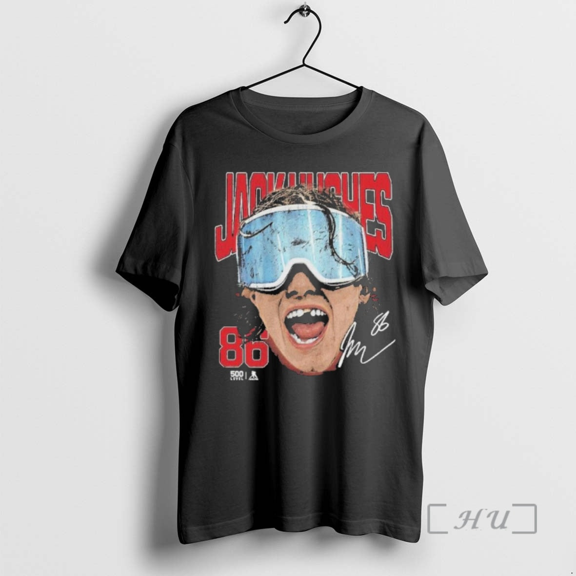 Officials Jack Hughes New Jersey Goggles T-Shirts, Hoodie, Sweatshirt | HypeDripTees.com
