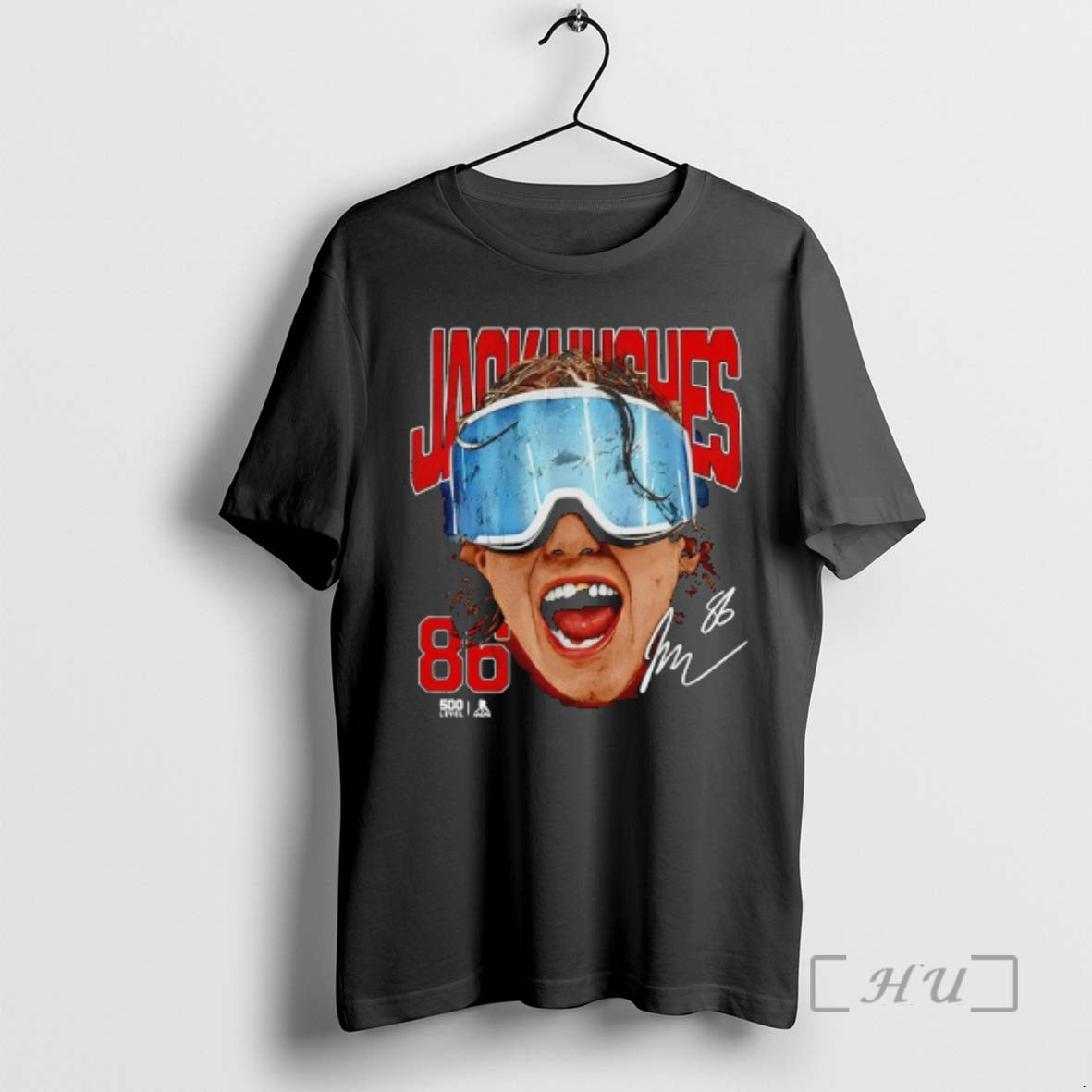 Officials Jack Hughes New Jersey Goggles Signatures T-Shirts, Hoodie, Sweatshirt | HypeDripTees.com