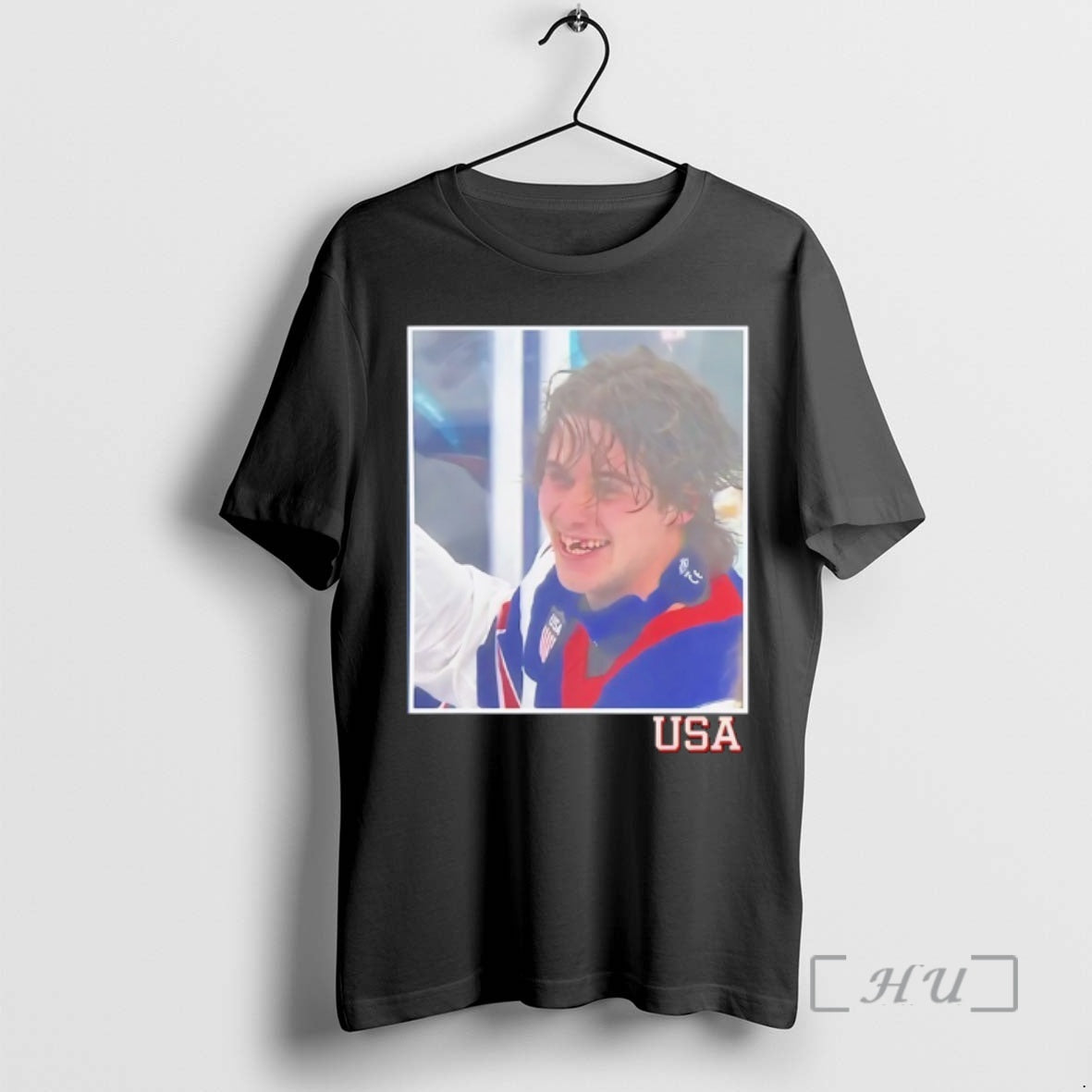 Officials Jack Hughes Ot Winner Usa Photo T-Shirts, Hoodie, Sweatshirt | HypeDripTees.com