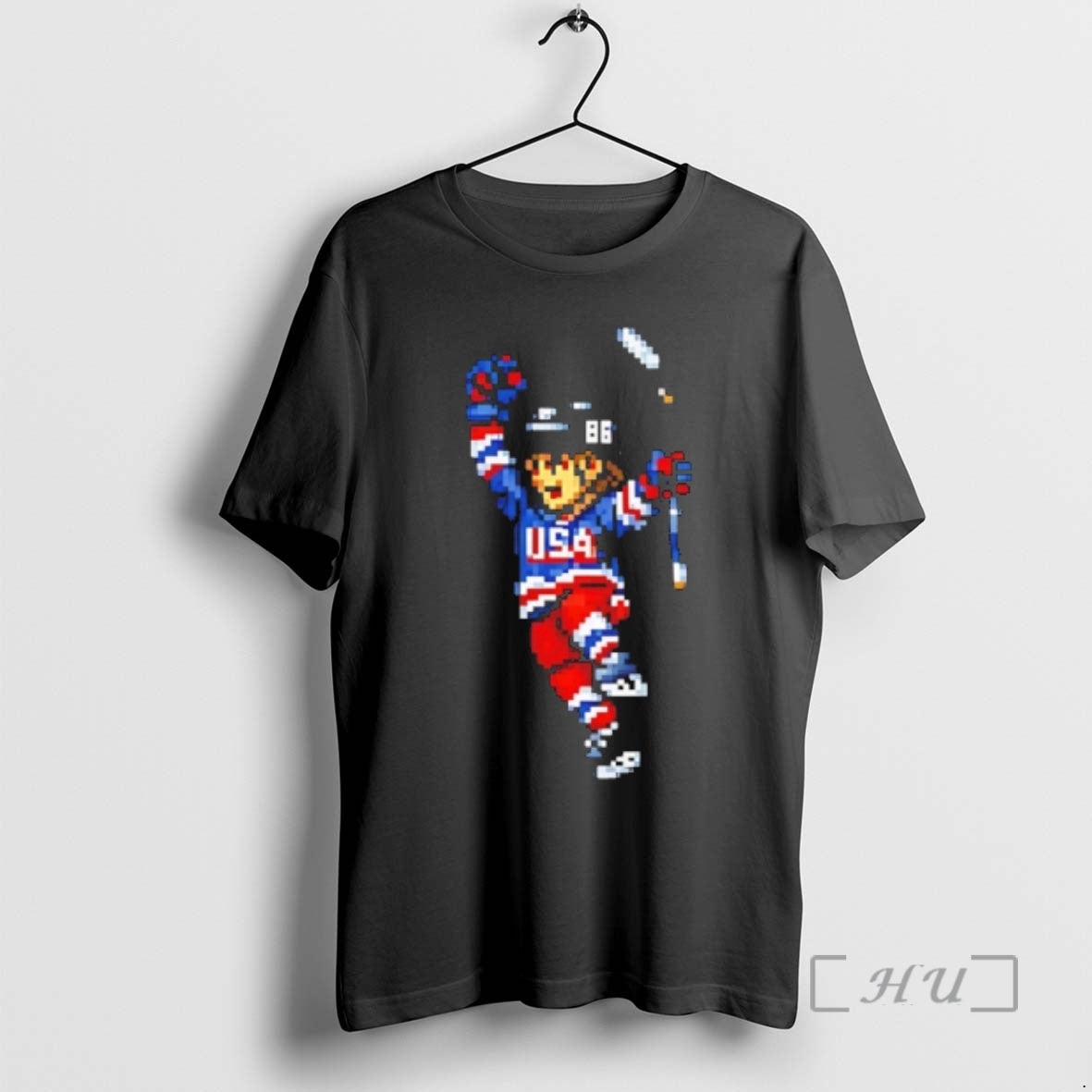 Officials Jack Hughes Pixel Art Hockey 2026 Usa Golden Goal T-Shirts, Hoodie, Sweatshirt | HypeDripTees.com