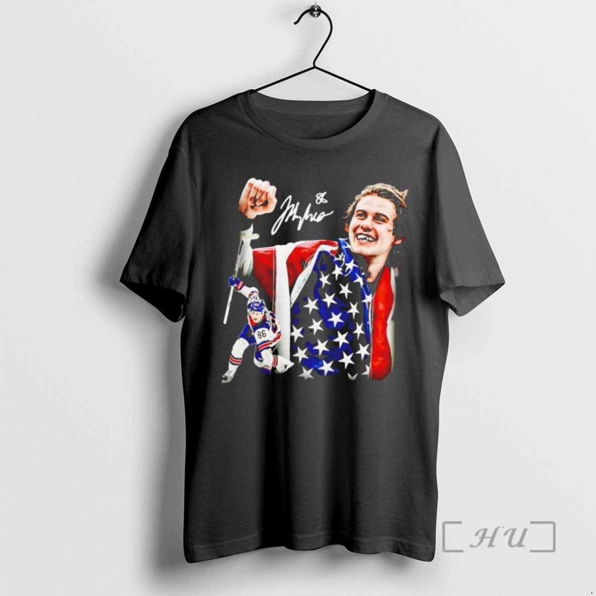 Officials Jack Hughes Team Usa Hockey Gold Medal Olympics 2026 Signature Premium T Shirts Sweater Hoodie, Sweatshirt