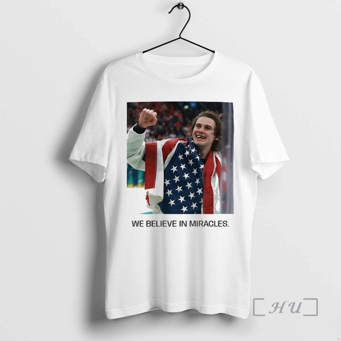 Officials Jack Hughes We Believe In Miracles Team Usa Ice Hockey 2026 Winter Olympic Premium T-Shirts, Hoodie, Sweatshirt