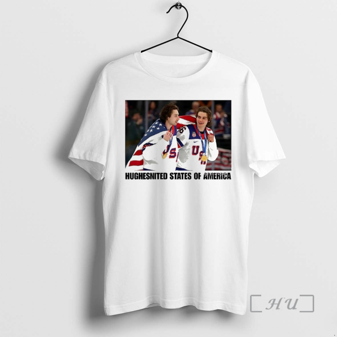Officials Jack And Quinn Hughes Hughesnited States Of America Team Usa Hockey World Champions Premium T-Shirts, Hoodie,...