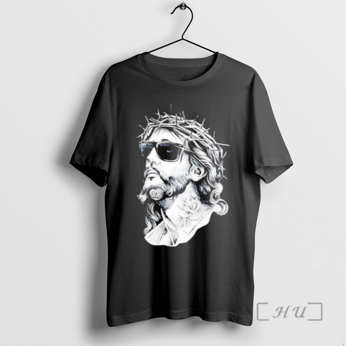 Officials Jesus Christ Wearing Sunglasses With Rose Tattoo Graphic T-Shirts, Hoodie, Sweatshirt | HypeDripTees.com