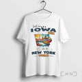 Officials Just An Iowa Girl In A New York World Retro Premium T Shirts Sweater