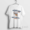Officials Just A Maryland Girl Girl In A New Jersey World Map Premium T Shirts