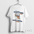 Officials Just A Maryland Girl Girl In A North Carolina World Map Premium T Shirts