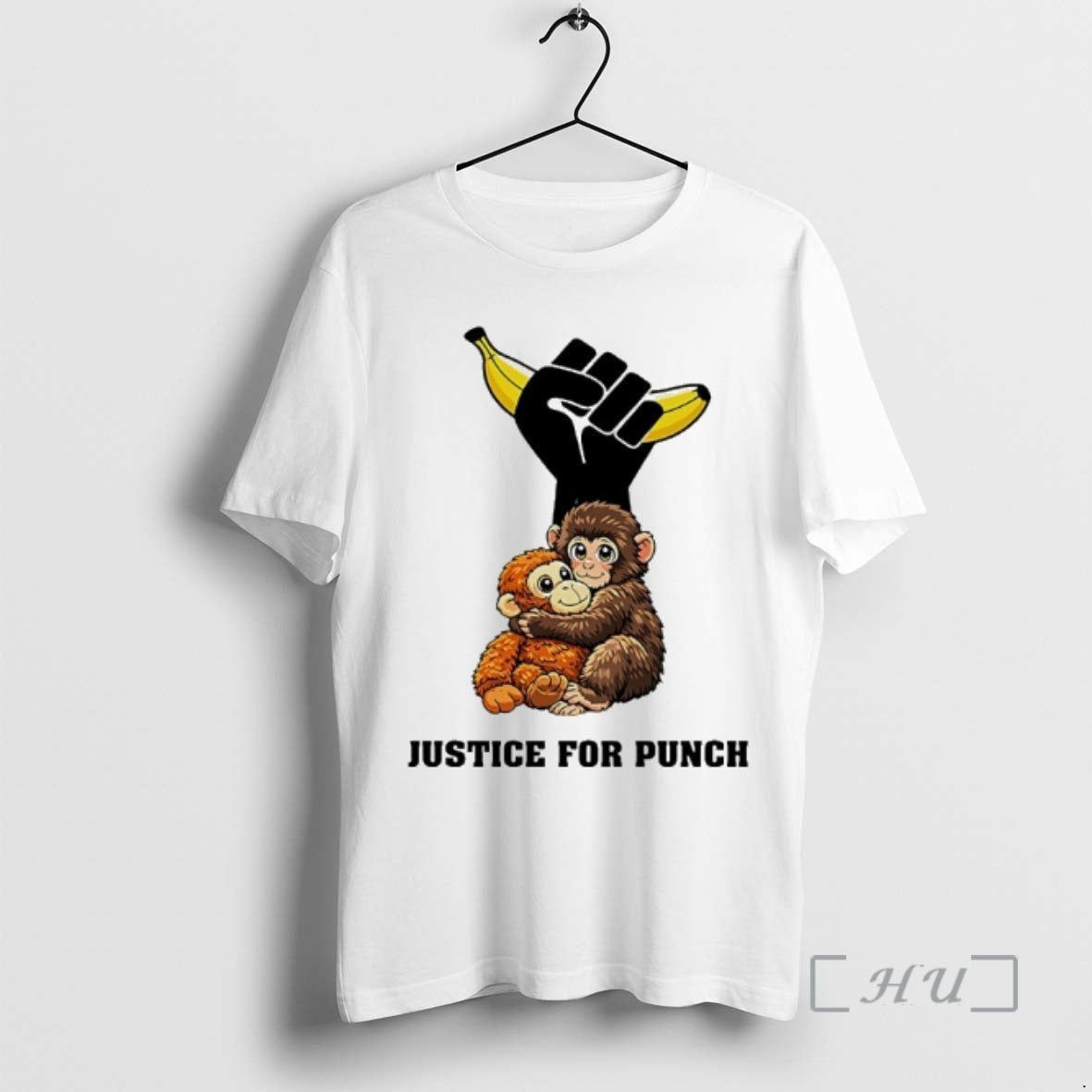 Officials Justice For Punch Love Monkey T-Shirts, Hoodie, Sweatshirt | HypeDripTees.com