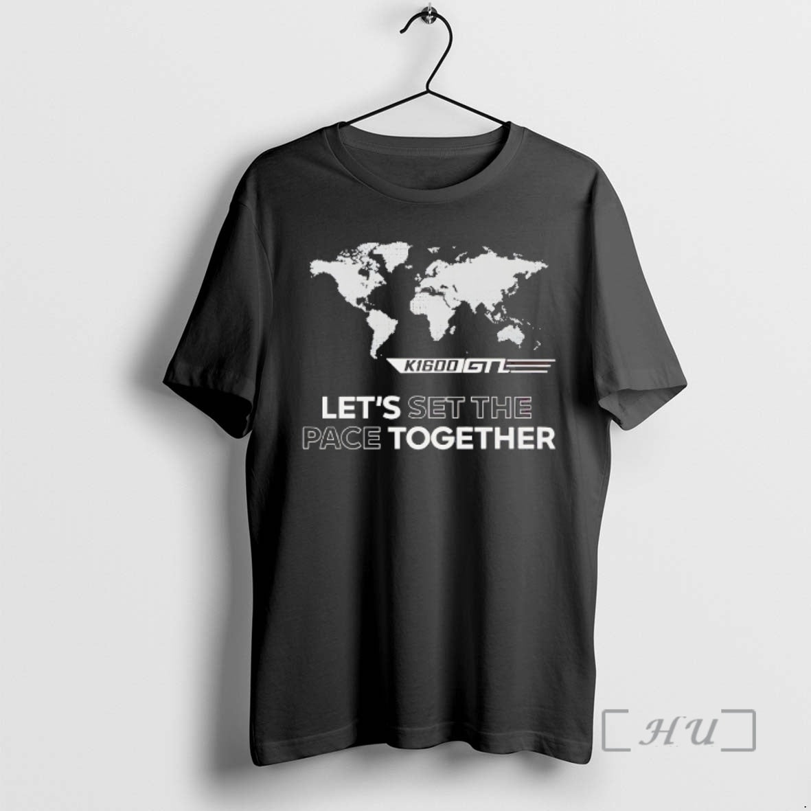 Officials K1600 Gtl Lets Set The Pace Together Wolrd Map T-Shirts, Hoodie, Sweatshirt | HypeDripTees.com