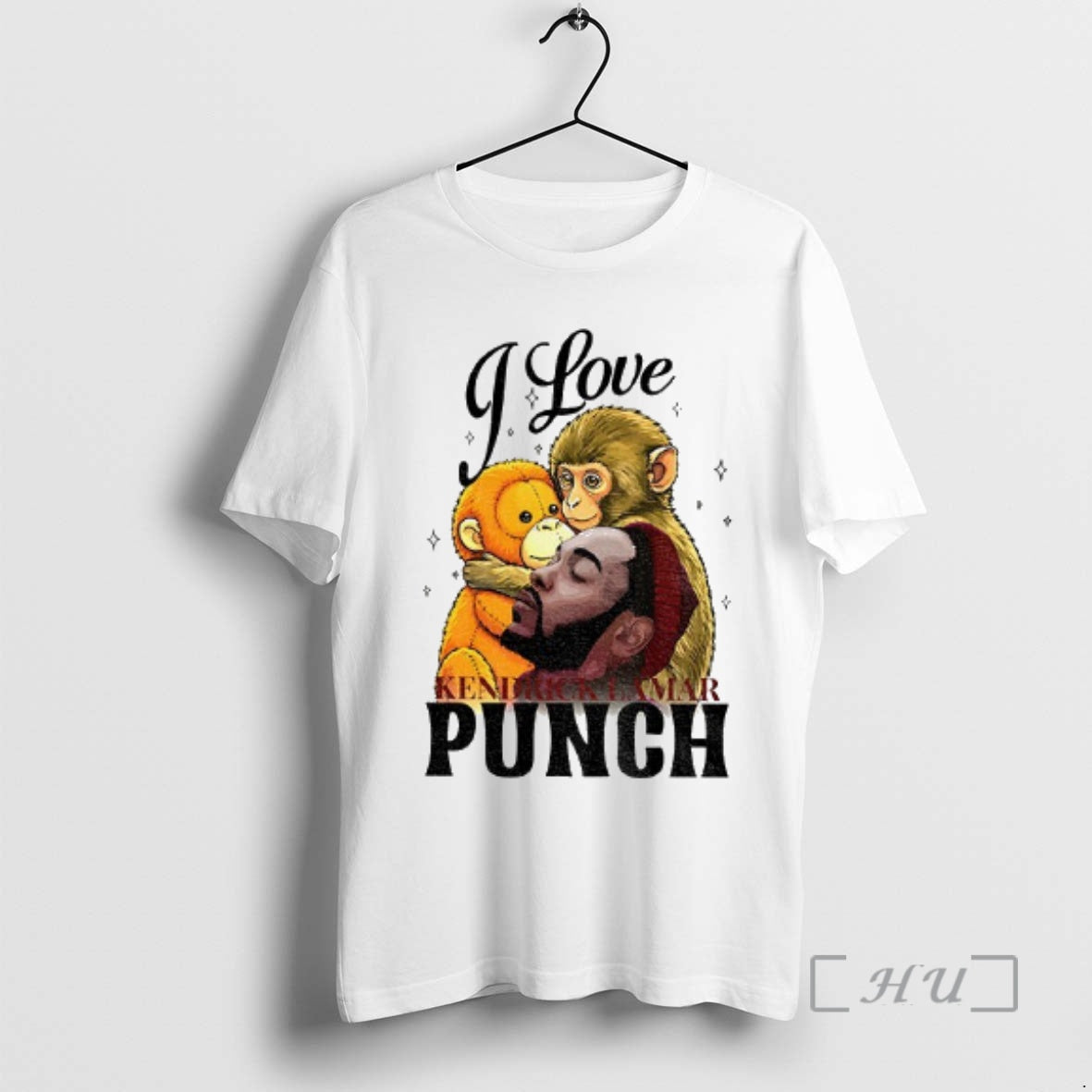 Officials Kendrick Lamar I Love Punch Monkey T-Shirts, Hoodie, Sweatshirt | HypeDripTees.com