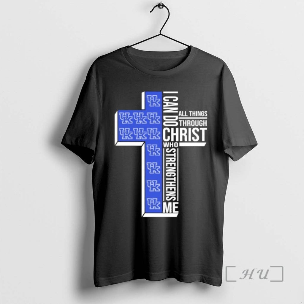 Officials Kentucky Wildcats Cross I Can Do All Things Through Christ Who Strengthen Me Premium