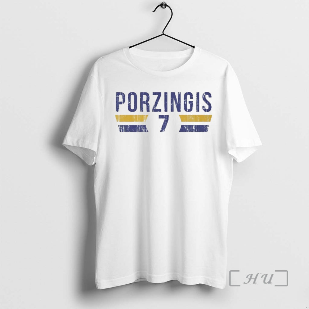 Officials Kristaps Porzingis 7 Golden State Warriors Name And Number