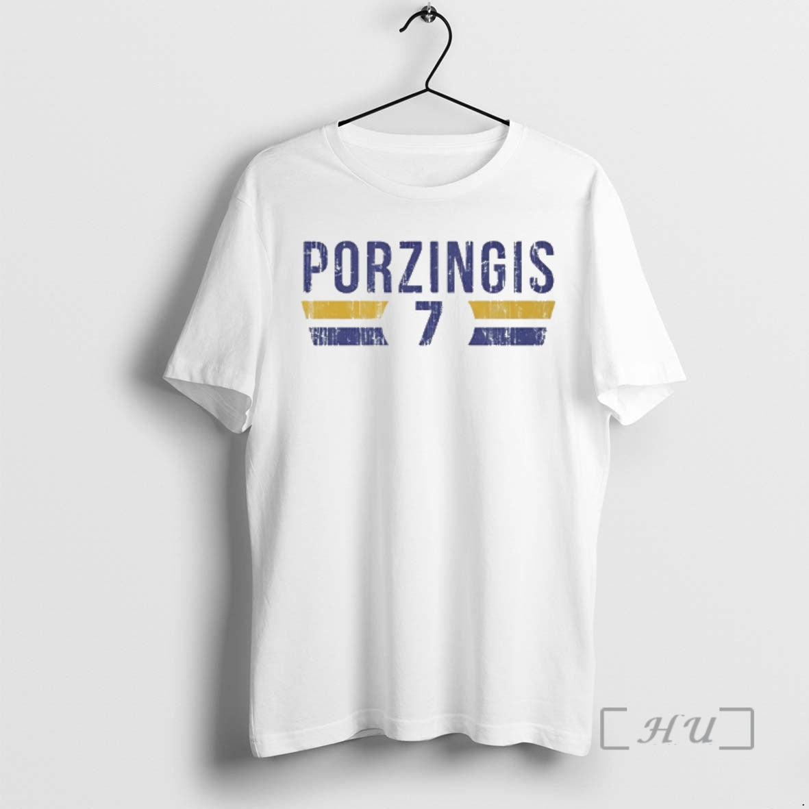 Officials Kristaps Porzingis 7 Golden State Warriors Name And Number T-Shirts, Hoodie, Sweatshirt | HypeDripTees.com