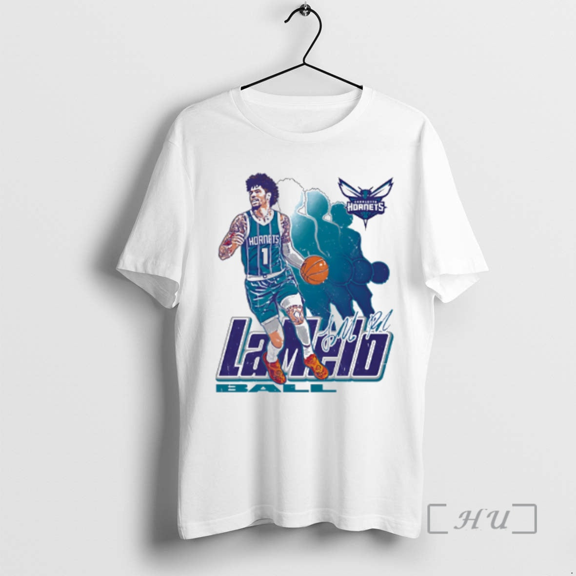 Officials Lamelo Ball Charlotte Hornets Retro Signature T-Shirts, Hoodie, Sweatshirt | HypeDripTees.com