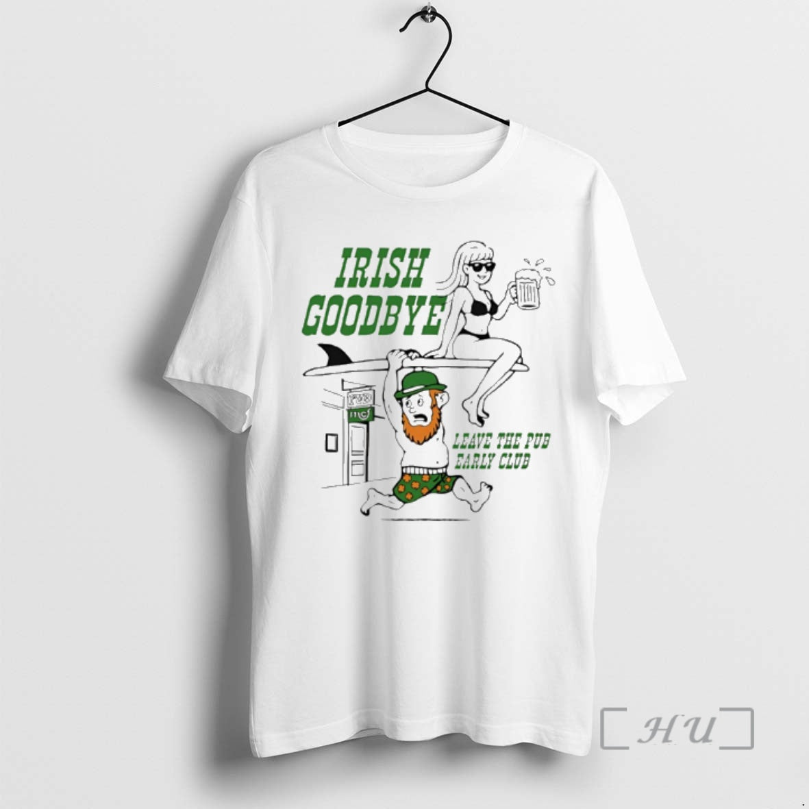 Officials Leave Pub Early Club Irish Goodbye T-Shirts, Hoodie, Sweatshirt | HypeDripTees.com