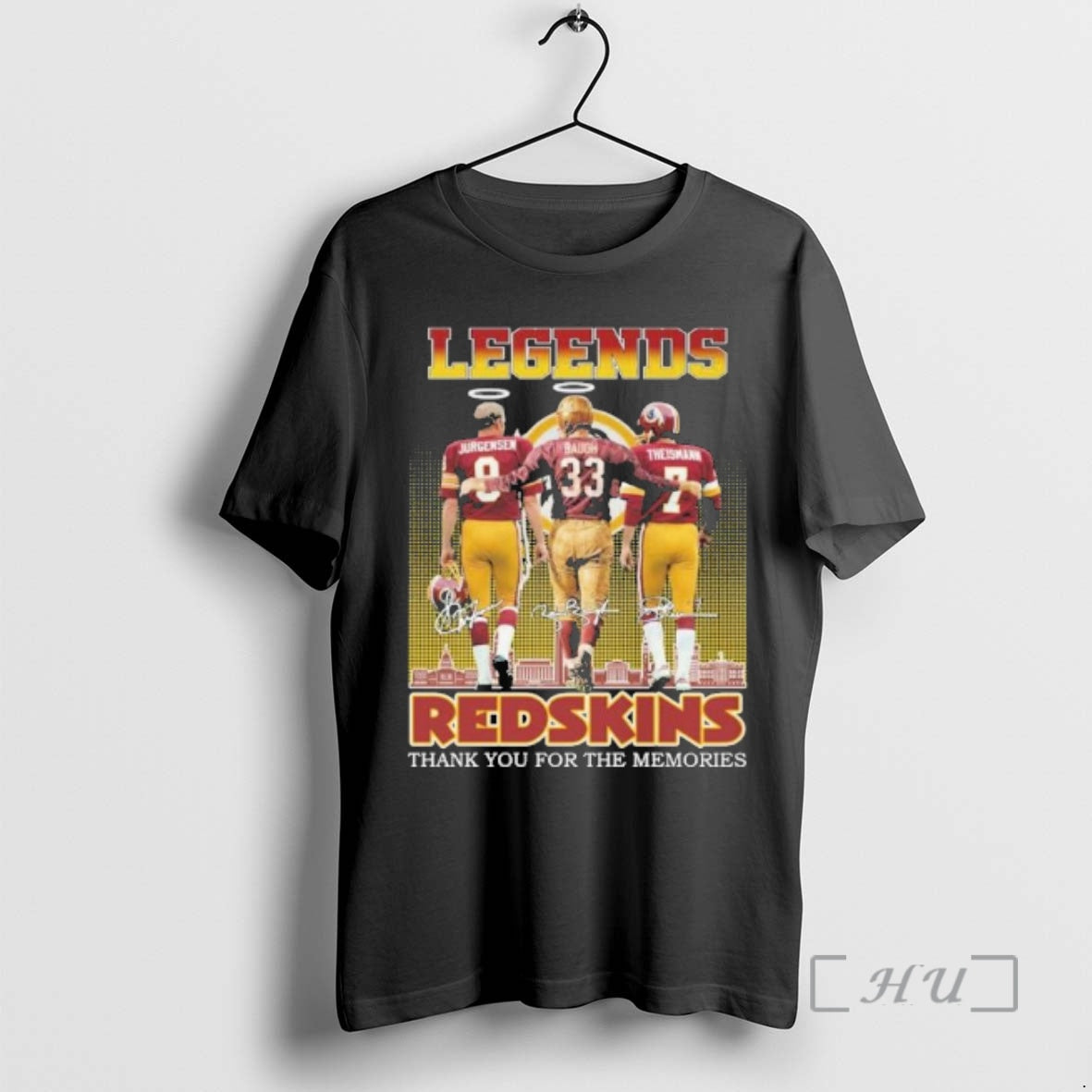 Officials Legends Jurgensen Baugh And Theismann Washington Redskins T-Shirts, Hoodie, Sweatshirt | HypeDripTees.com