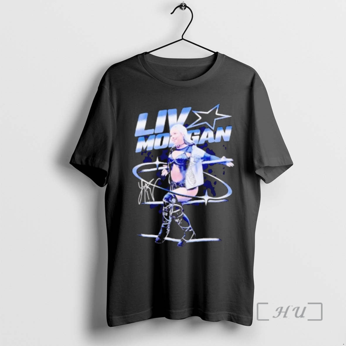 Officials Liv Morgan Blue Star Wrestling Gfx Pro Wrestler T-Shirts, Hoodie, Sweatshirt | HypeDripTees.com