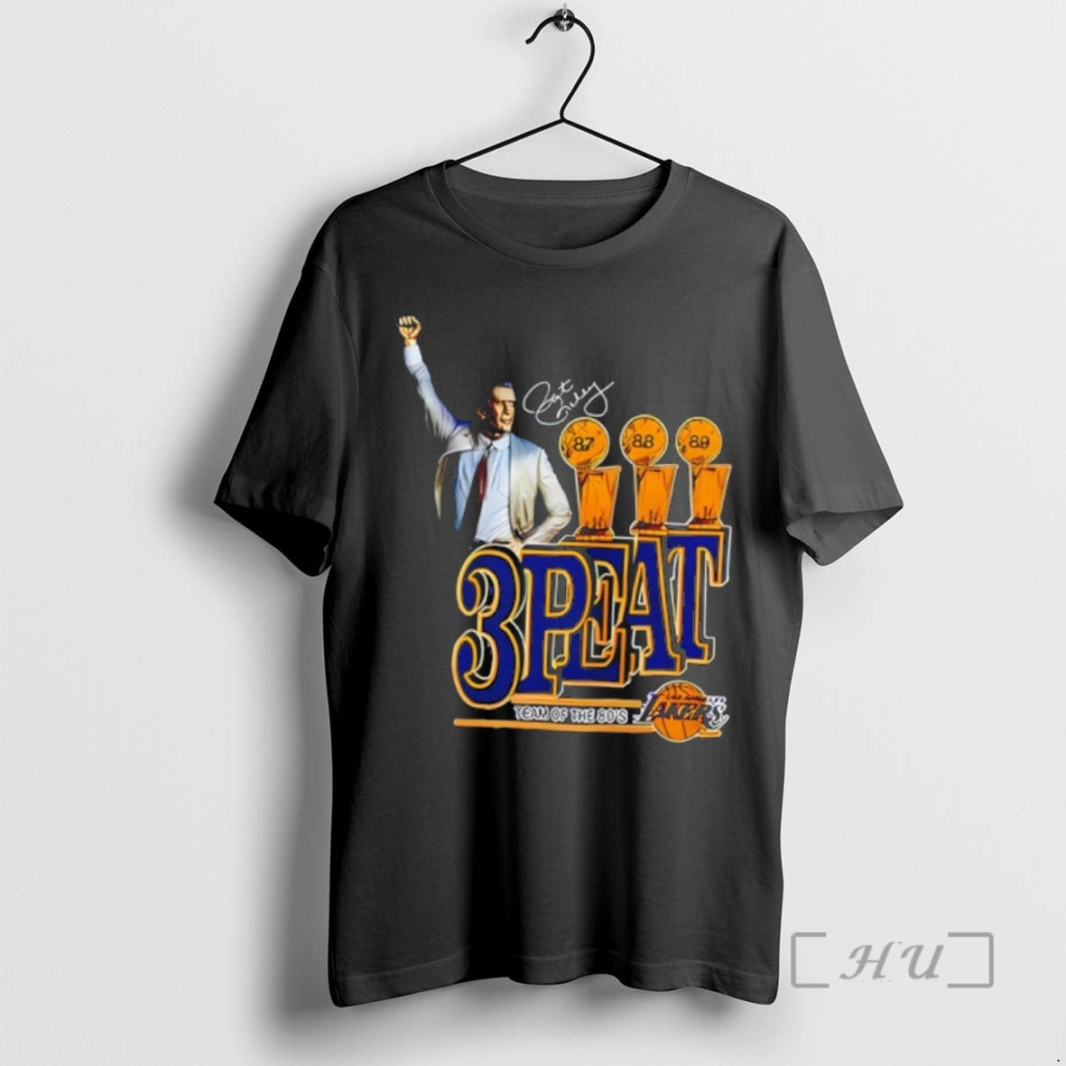 Officials Los Angeles Lakers Pat Riley 2026 3peat Team Of 80s Coach Premium T Shirts Hoodie, Sweatshirt | HypeDripTees.com