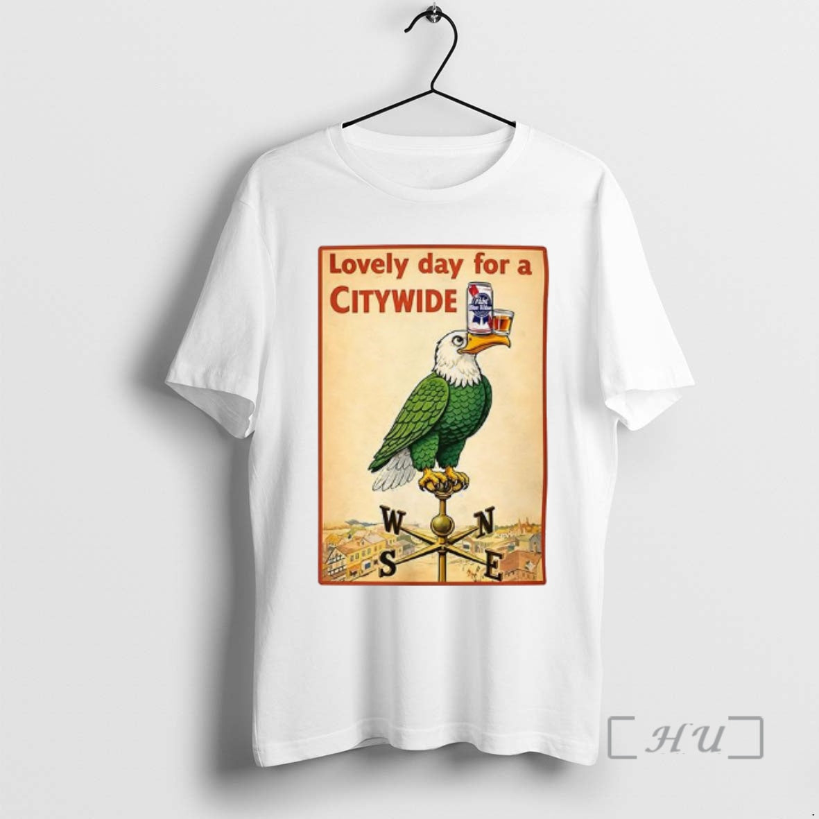 Officials Lovely Day For A Citywide Eagle And Pabst Blue Ribbon Beer Premium T Shirts Hoodie, Sweatshirt | HypeDripTees.com