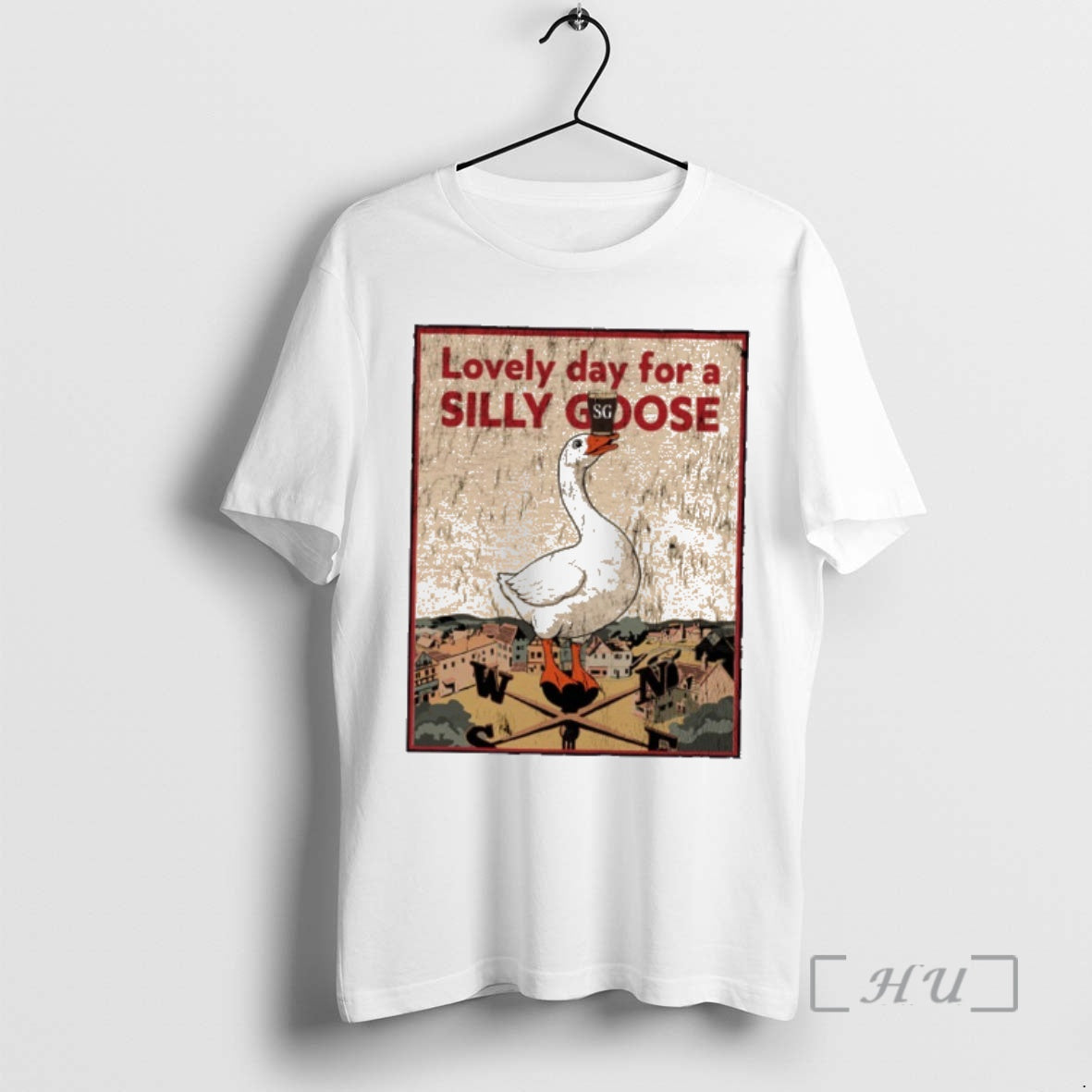Officials Lovely Day For A Silly Goose T-Shirts, Hoodie, Sweatshirt | HypeDripTees.com