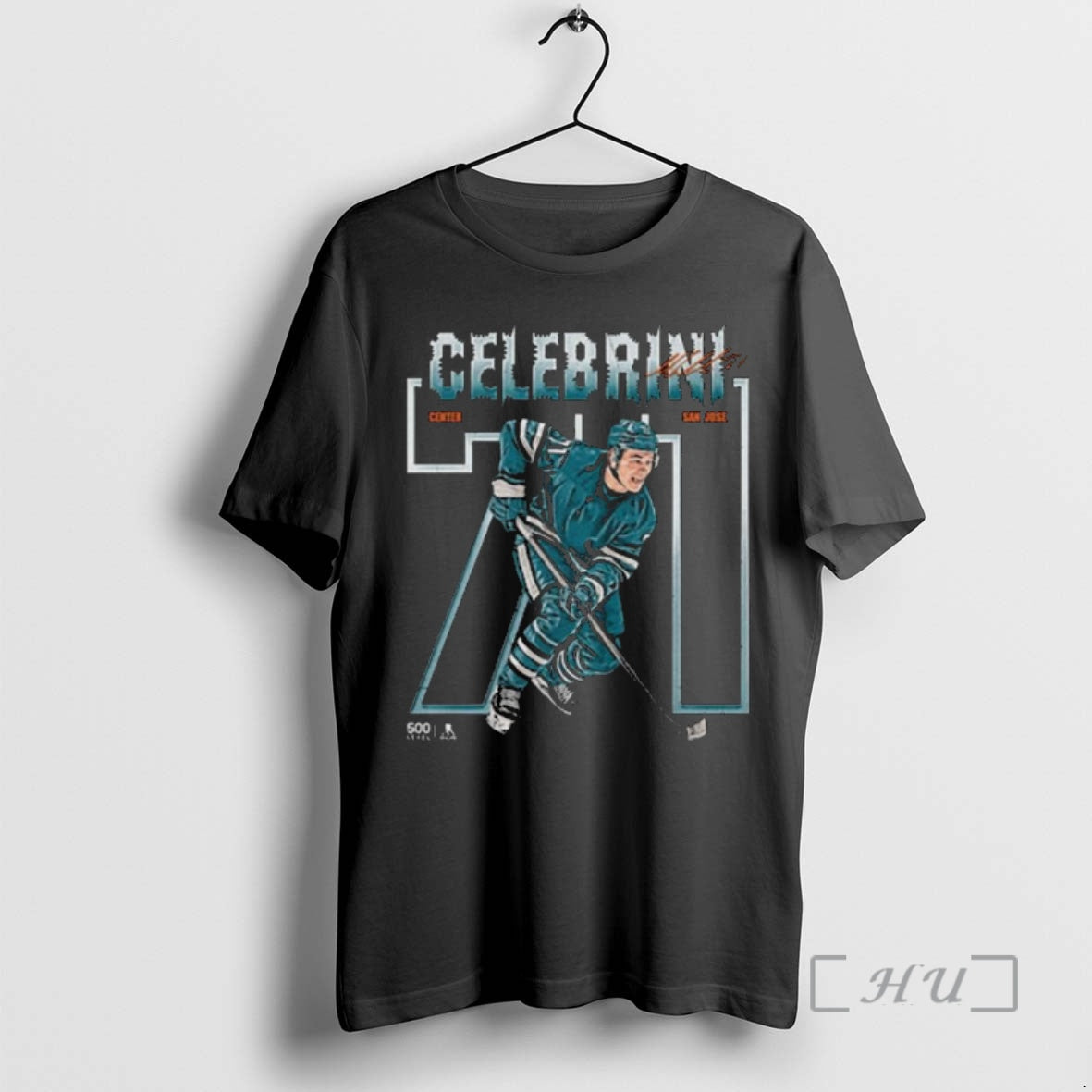 Officials Macklin Celebrini San Jose Number Outline T-Shirts, Hoodie, Sweatshirt | HypeDripTees.com
