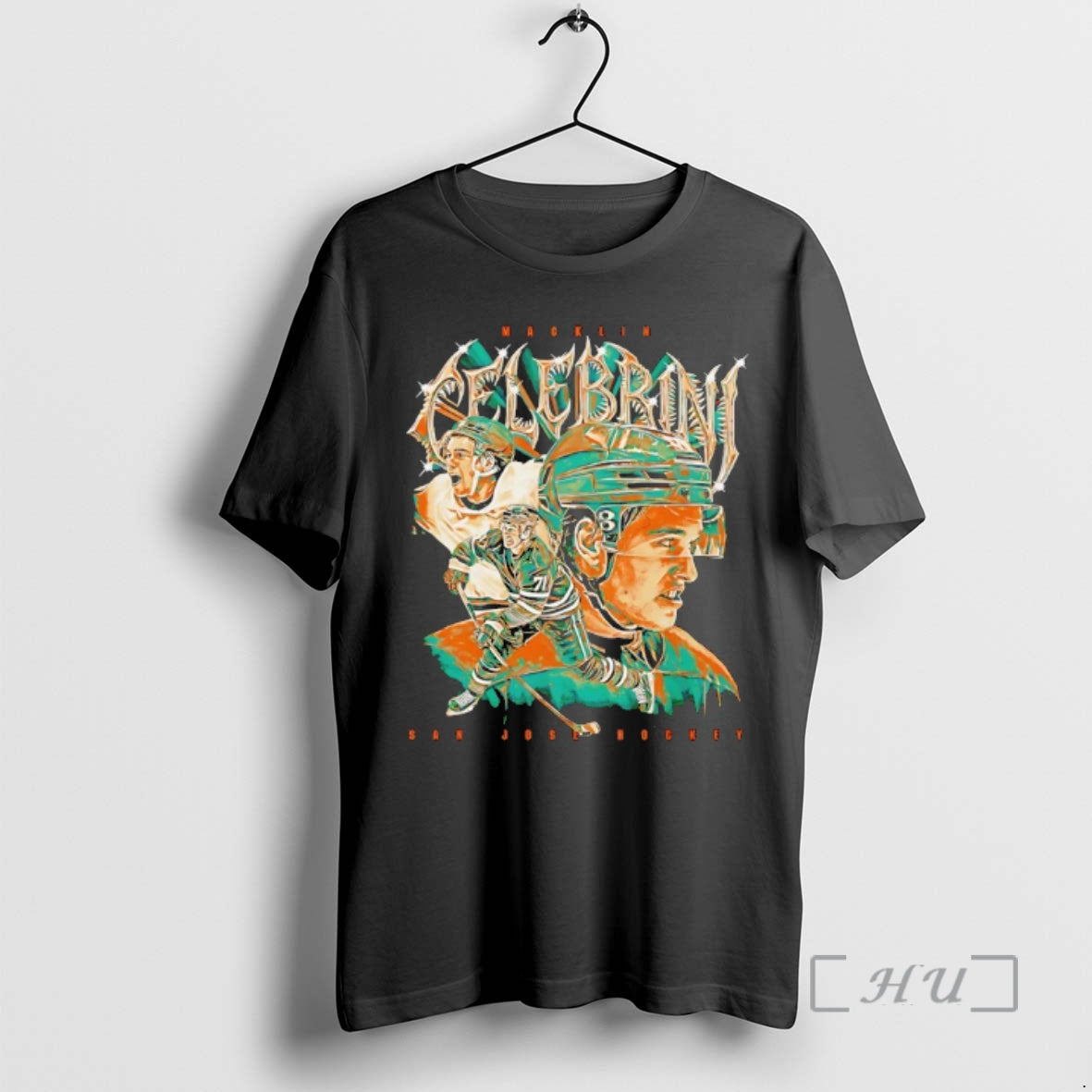Officials Macklin Celebrini San Jose Sharks Vintage Collage T-Shirts, Hoodie, Sweatshirt | HypeDripTees.com