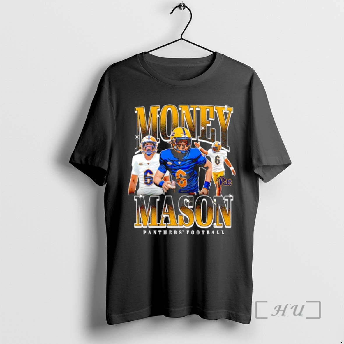 Officials Mason Heintschel 6 Of Pittsburgh Panthers Football Graphic T-Shirts, Hoodie, Sweatshirt | HypeDripTees.com