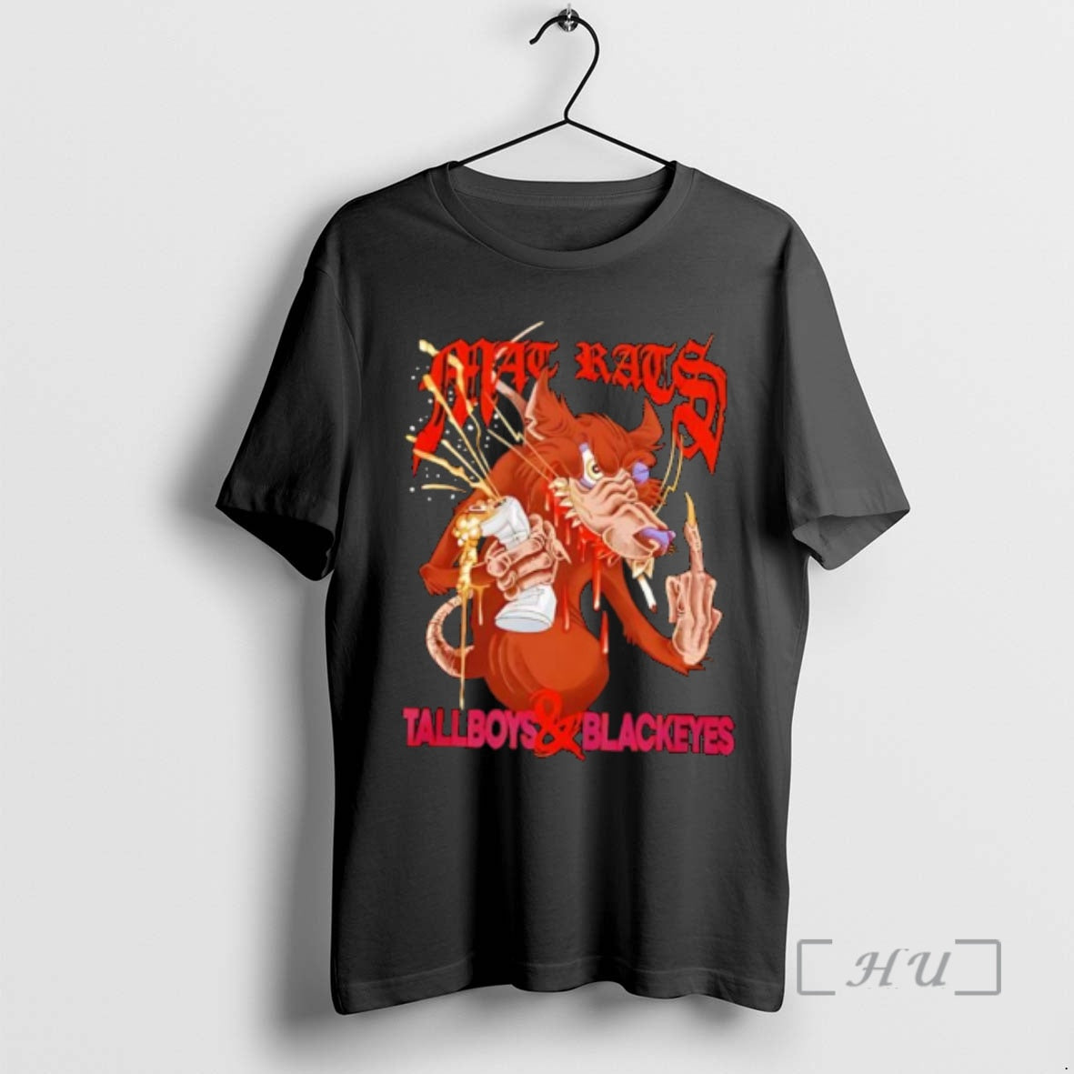 Officials Mat Rats Tallboys And Blackeyes Cartoon Wolf Graphic T-Shirts, Hoodie, Sweatshirt | HypeDripTees.com