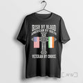 Officials Maturelion St Patricks Irish By Blood Veteran By Choice Veteran Premium T Shirts Sweater
