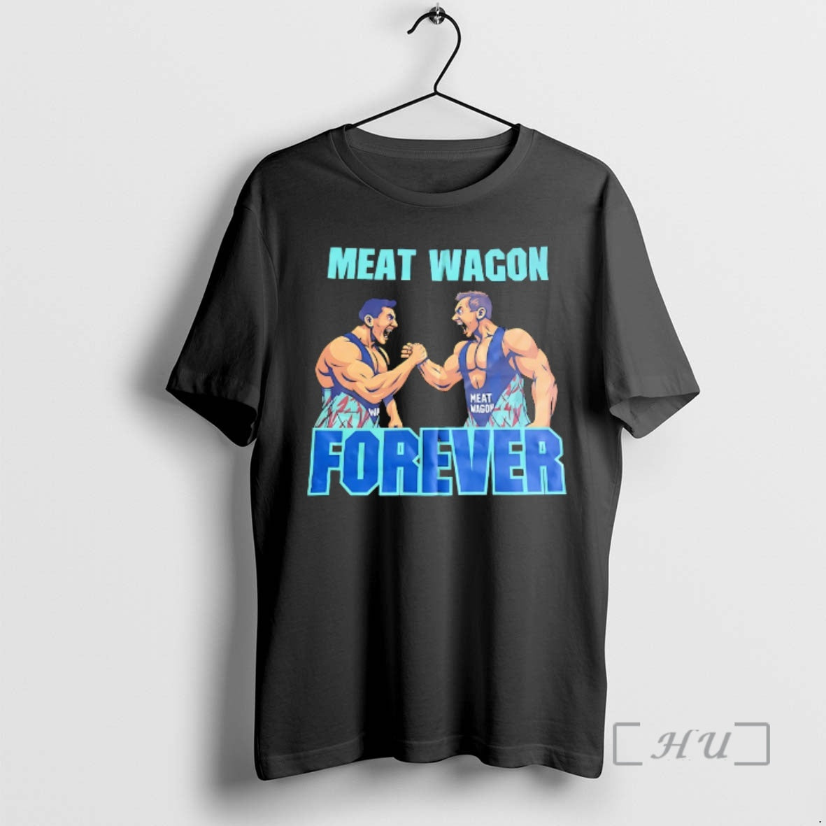 Officials Meat Wagon Forever Two Man Arm Wrestling Graphic T-Shirts, Hoodie, Sweatshirt | HypeDripTees.com