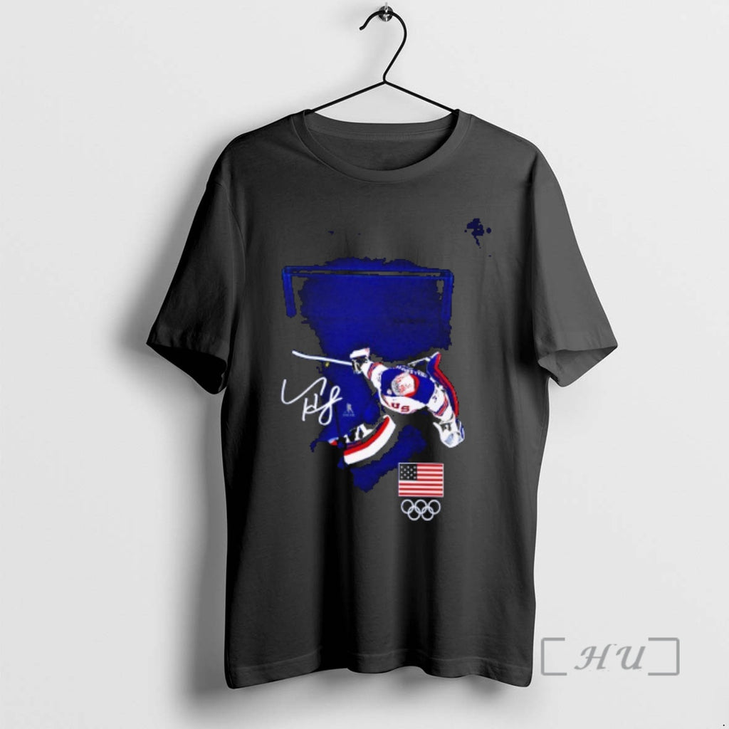 Officials Mens Usa Hockey Connor Hellebuyck Gold Medal Save