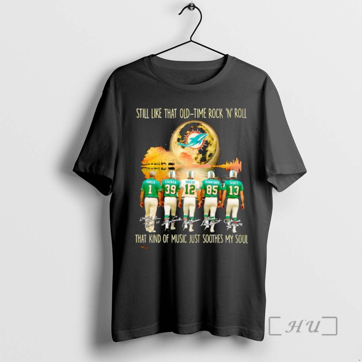 Officials Miami Dolphins Players Still Like That Old Time Rock N Roll That Kind Of T-Shirts, Hoodie, Sweatshirt