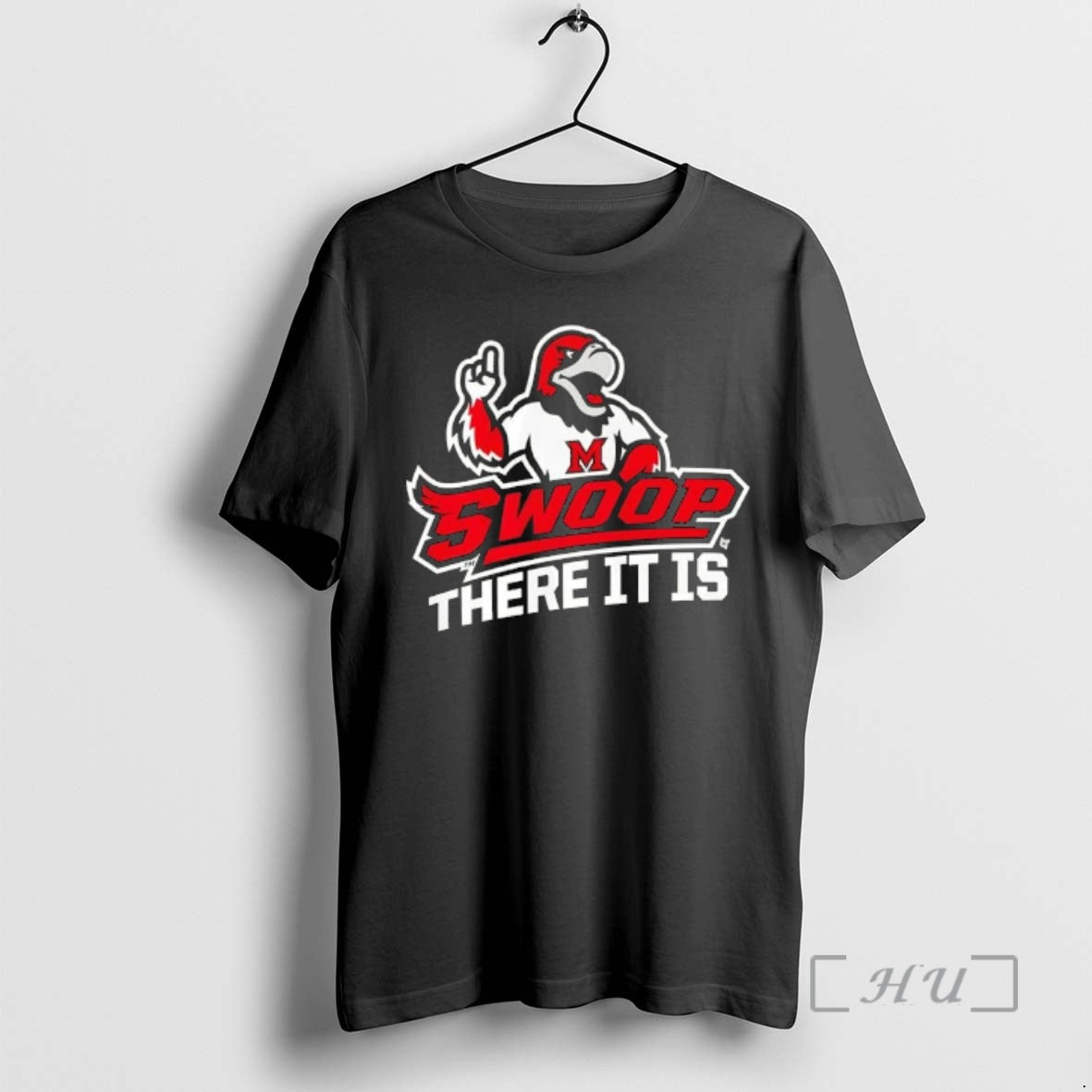 Officials Miami Oh Redhawks Swoop There It Is T-Shirts, Hoodie, Sweatshirt | HypeDripTees.com