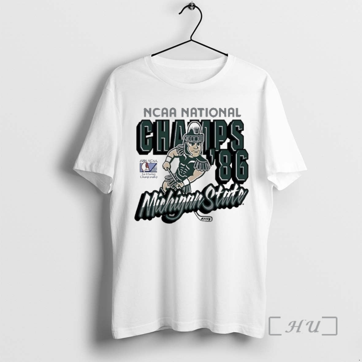 Officials Michigan State Spartans 1986 Ncaa Hockey National Champions T-Shirts, Hoodie, Sweatshirt | HypeDripTees.com