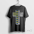 Officials Michigan Wolverines I Can Do All Things Through Christ Who Strengthens Me Cross Premium