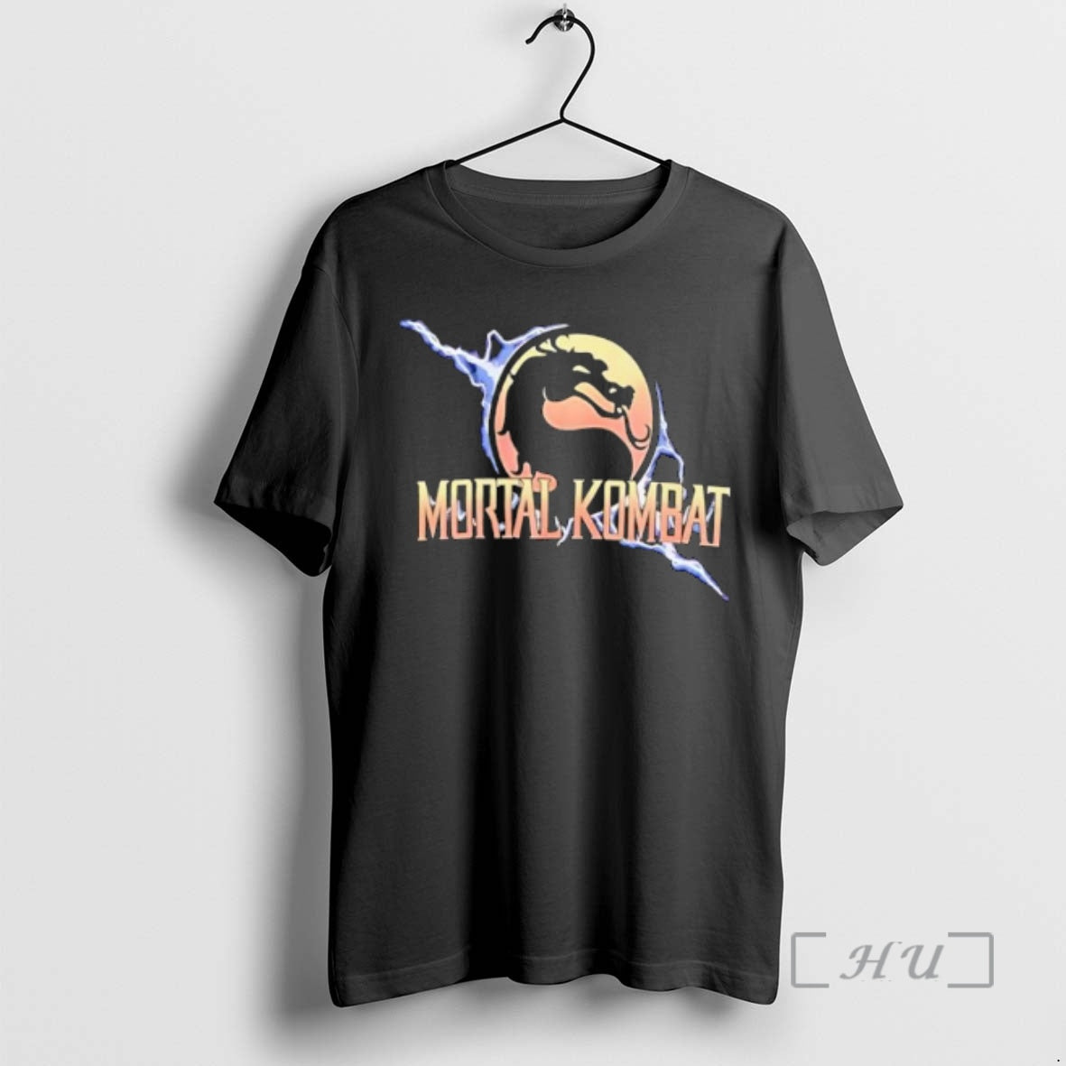 Officials Mortal Kombat Dragon Logo Lightning T-Shirts, Hoodie, Sweatshirt | HypeDripTees.com