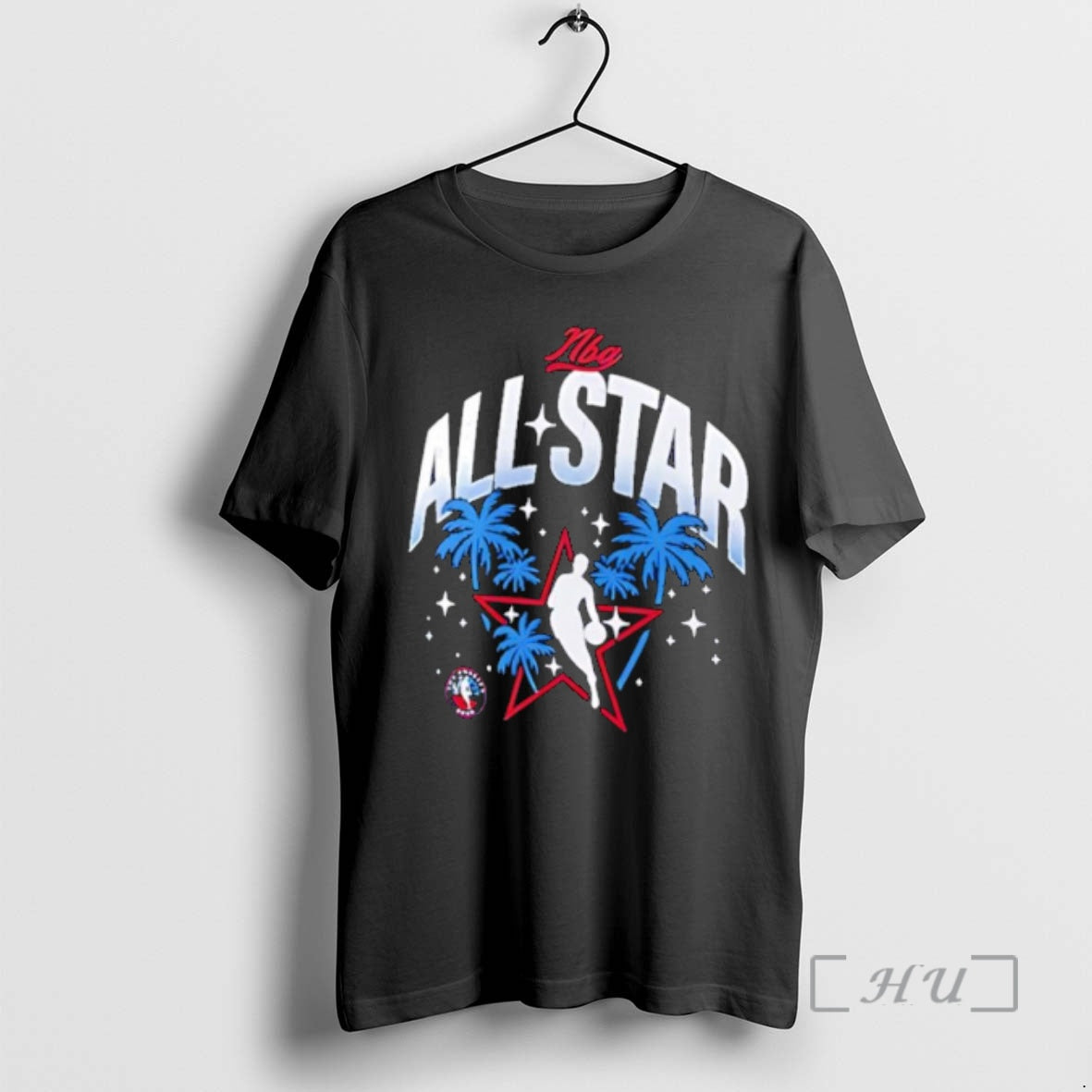 Officials Nba All Star 2026 Los Angeles Palm Trees Basketball Player Star Premium T Shirts Hoodie, Sweatshirt