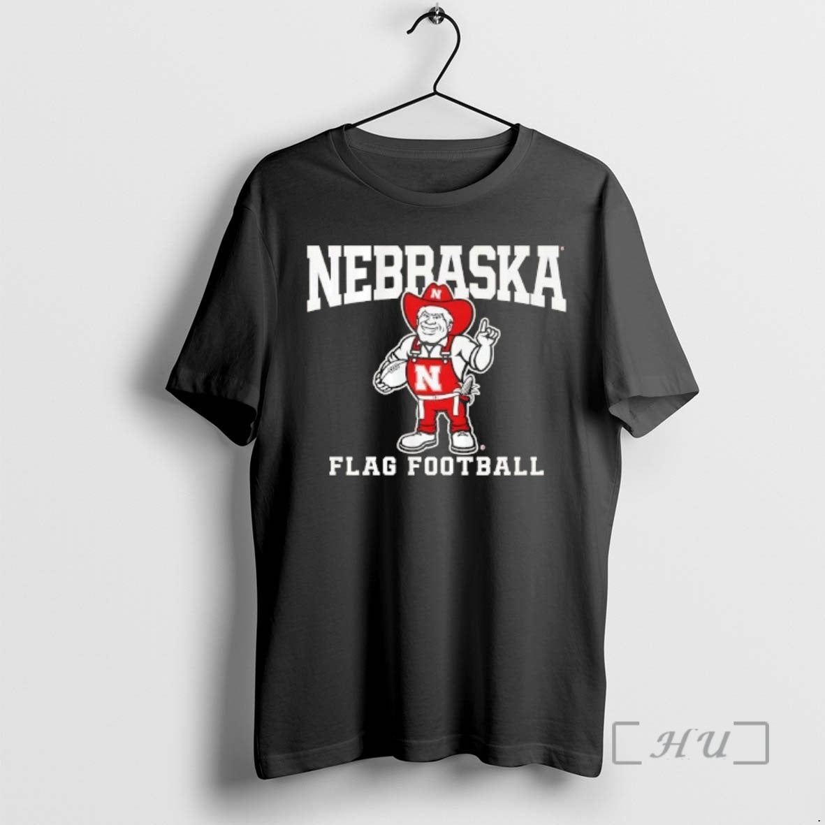 Officials Nebraska Cornhuskers Football Flag Football Mascot T-Shirts, Hoodie, Sweatshirt | HypeDripTees.com