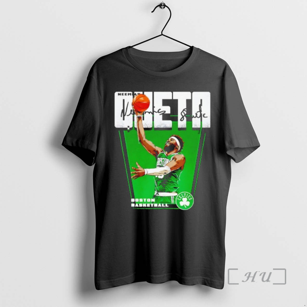Officials Neemias Queta Boston Celtics Premiere Signature T-Shirts, Hoodie, Sweatshirt | HypeDripTees.com