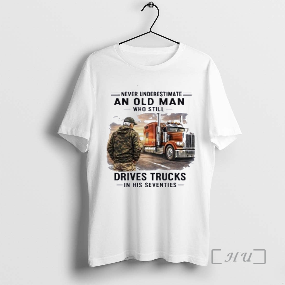 Officials Never Underestimate An Old Man Who Still Drives Trucks In His Seventies Retro Premium T-Shirts, Hoodie, Sweatshirt