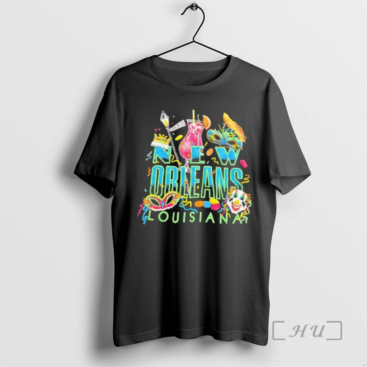 Officials New Orleans Louisiana Bourbon St Masks And Drink T-Shirts, Hoodie, Sweatshirt | HypeDripTees.com