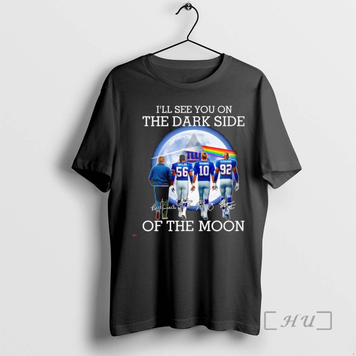 Officials New York Giants Players Ill See You On The Dark Side Of The Moon T-Shirts, Hoodie, Sweatshirt | HypeDripTees.com