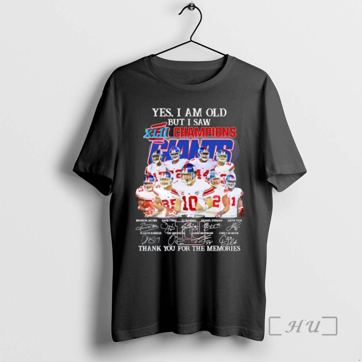 Officials New York Giants Players Yes I Am Old But I Saw Xlii Champions Giants T-Shirts, Hoodie, Sweatshirt