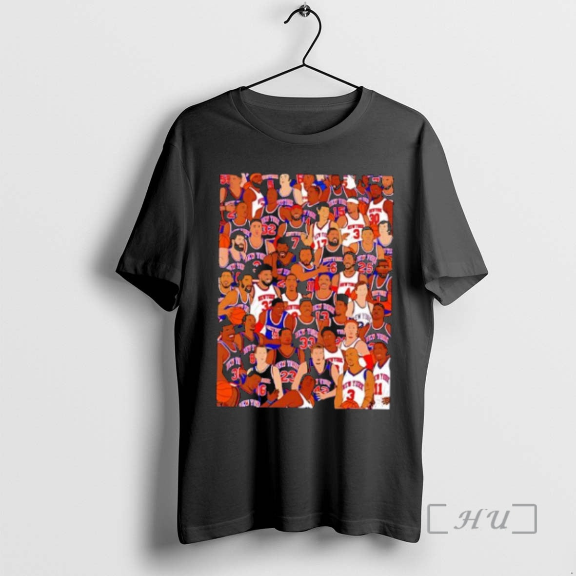 Officials New York Basketball Players Collage Team Spirit Sports Graphic T-Shirts, Hoodie, Sweatshirt | HypeDripTees.com
