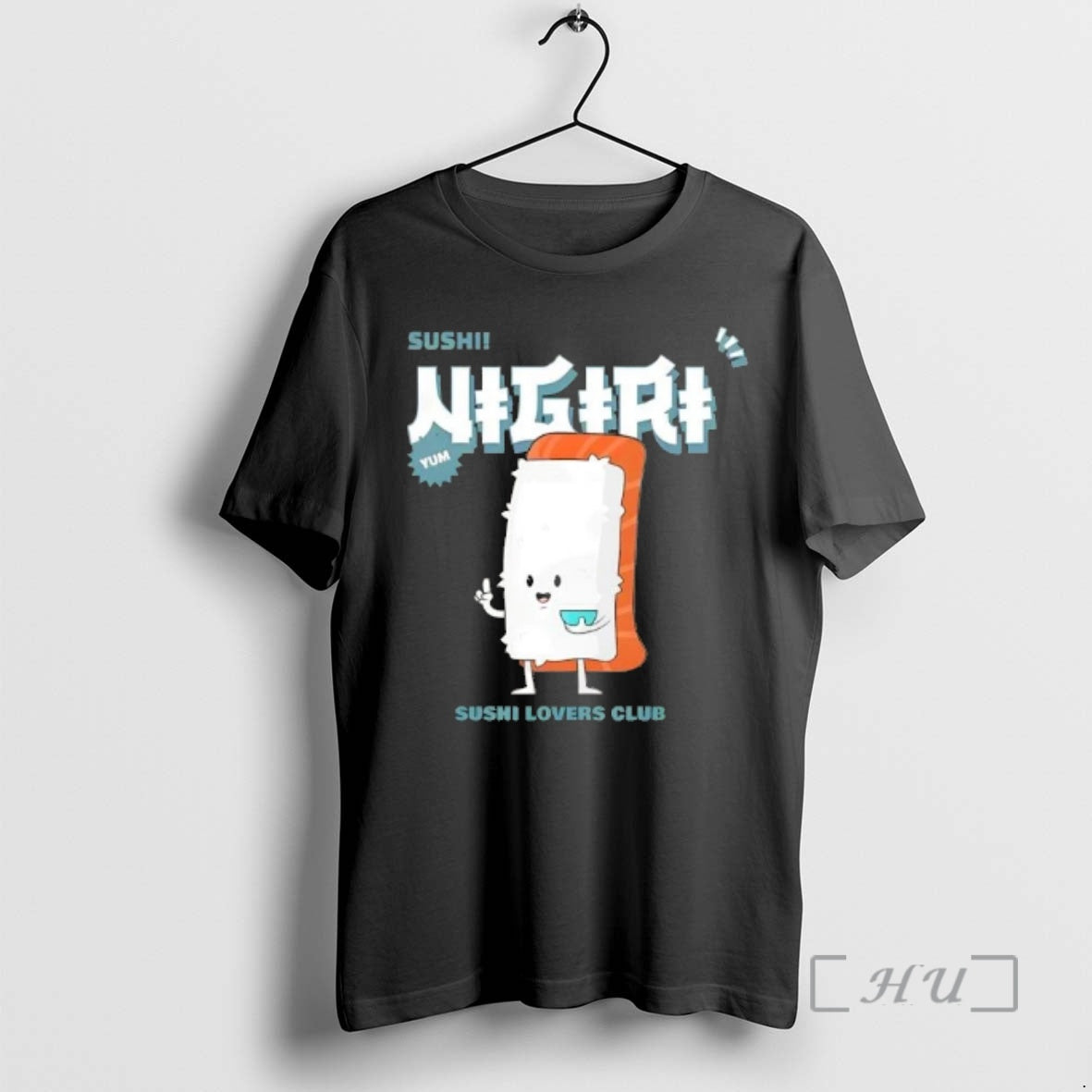 Officials Nigiri Sushi Lovers Club Japanese Food T-Shirts, Hoodie, Sweatshirt | HypeDripTees.com