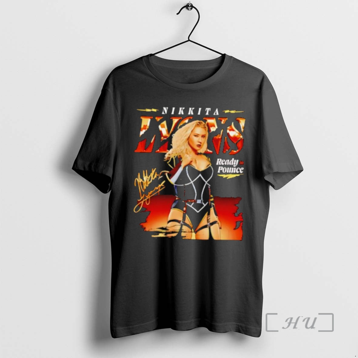 Officials Nikkita Lyons Ready To Pounce Wrestling Graphic Design T-Shirts, Hoodie, Sweatshirt | HypeDripTees.com