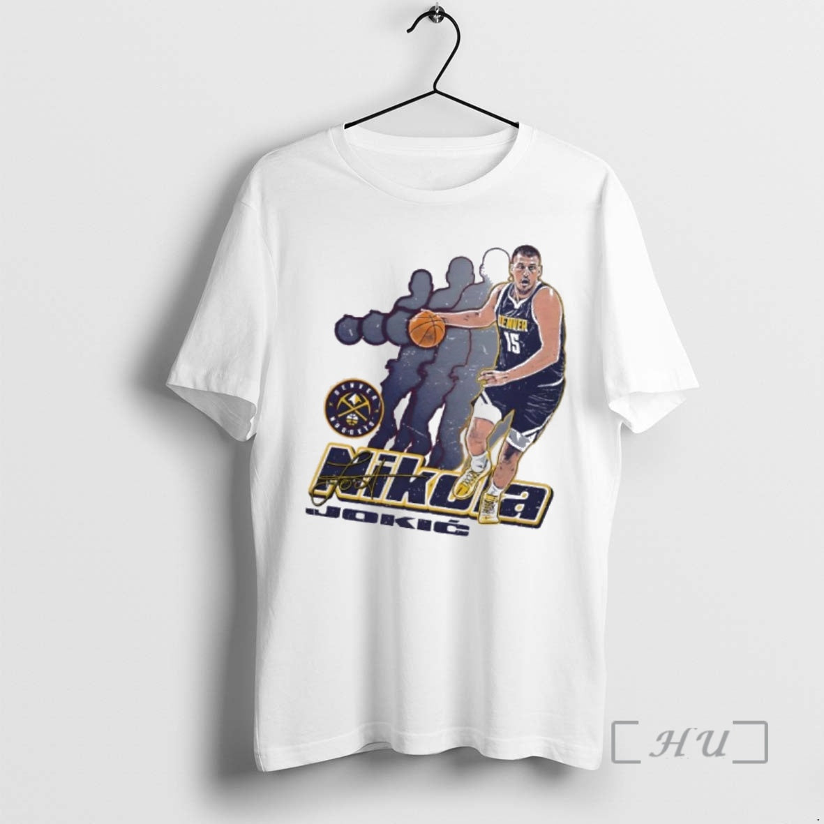 Officials Nikola Jokic 15 Denver Nuggets Retro Signature T-Shirts, Hoodie, Sweatshirt | HypeDripTees.com