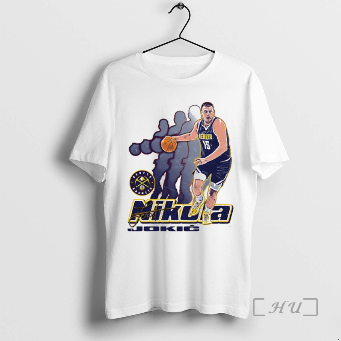 Officials Nikola Jokic Denver Nuggets Retro Signature T-Shirts, Hoodie, Sweatshirt | HypeDripTees.com