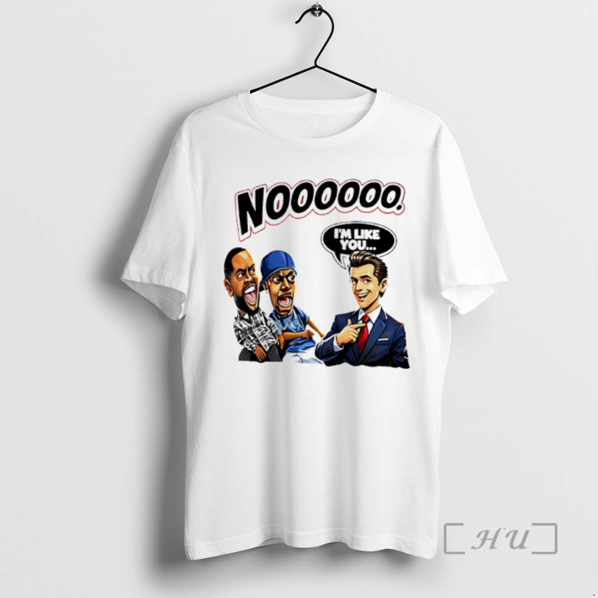 Officials Nooooo Gavin Newsom Im Like You Funny T-Shirts, Hoodie, Sweatshirt | HypeDripTees.com